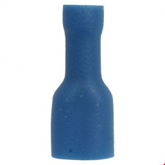 TERMINAL DE CABLE PLANO &quot;MADRE&quot; 6.35MM RECUBIERTO AZUL 50 UNIDADES, 57440070