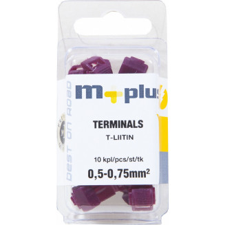 T-FITTING RED 0.5-0.75MM 10PCS, 57442175