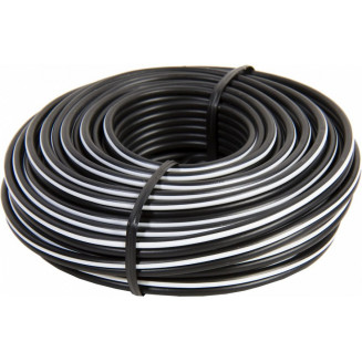 ELKABEL 2X1MM SVART/VIT 10M IP, 57444285