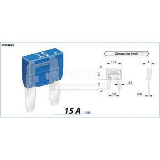 DROŠINĀTĀJS 15A FORK MINI 50 GAB (57476615), 57470115
