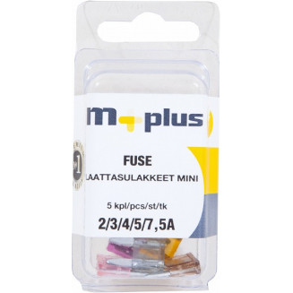 SAUGIKLIŲ RINKINYS MINI 5PCS 2/3/4/5/7,5A, 57471110