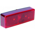 SIDE LIGHT 115X41X25MM T10 RED