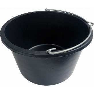 VASCA/SECCHIO MISCELATORE MANICO TONDO 40L PLASTICA NERO 290X495MM, 5826642