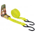 COURROIE DE CHARGE AVEC TENDEUR ET CROCHETS 500KG 25MM 4.5M CARMOTION