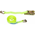 LOAD STRAP 700KG. 4.6M WIDTH 25MM WITH TENSIONER AND HOOKS M+