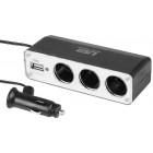 PRISE ALLUME-CIGARETTE 3-NE + USB 500MA 12/24V CARMOTION