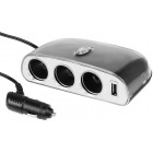 PRISE ALLUME-CIGARETTE 3-NE + USB 1000MA 12/24V CARMOTION