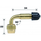 VALVE EXTENSION. BEND. ANGLE90. P22/34MM. METAL (MICH.1197)