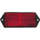 REFLECTOR RED 100X40MM. WITH HOLES