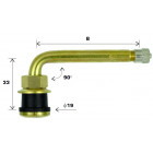 TL-VENTIIL VEOAUTO. V3-21-9 / TR570C. NURK 90. AVA 15.7MM. L=33+51MM