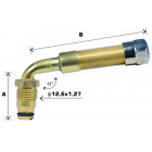 TL-VENTIIL TÖÖSTUSR. V5-04-2 / TRJ651. PAINUT. NURK 90. L=32+119MM. AVA 20.5