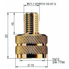 VALVE ADAPTER VG12-VG8 (TRANSITION FROM COARSE TO STANDARD VALVE) HAT