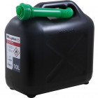 CANISTER 10L BLACK PLASTIC
