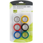 JEU DE RUBANS ISOLANTS 15MM/5M 6PCS CARMOTION