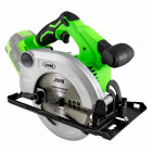 20V BATTERY CIRCULAR SAW WOOD/METAL 165MM DISC. 20MM OPENING. 4300RPM. BRUSHLESS. +2.0AH BATTERY ETC