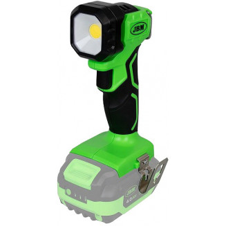 20V BATERIJA LED RANKINĖ LEMPA 500LM/1000LM. MAX 10W. 0-90°. BODY JBM, 60035J