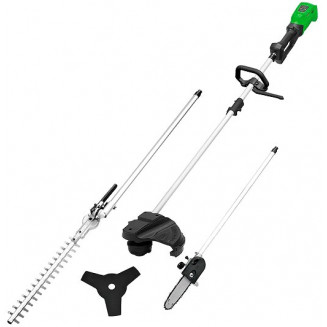 20 V BATERINĖS ŽIRPKLĖS / ŠAKALŲ PJŪKLĖS / GYVONŲ ŽIRKLĖS 4-IN-1. BE ŠEETŲ. +2.0AH AKUMULIATORIUS IR TK, 60040J