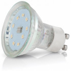 230V polttimo LED GU10 4W 300LM LÄMMINVALO 3000K KOBI