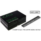 GLUED BALANCE 3.8MM. BOX 50X60G (4X5+4X10) FE. BLACK POWDER (TRAX STANDARD)