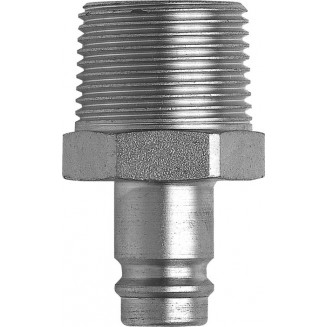 ACOPLAMIENTO RÁPIDO AIRE COMPRIMIDO 1/4&quot; BSP ROSCA EXTERNA EURO 7.6MM CHICAGO NEUMÁTICO, 6158105880