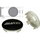 ALUTEC KAPSEL N23 MUST/HÕBEDANE LOGO 60/56 MM