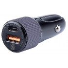 CARICATORE RAPIDO PER ACCENDISIGARI USB/USB-C 3A/MAX36W. 12V/24V WAYME