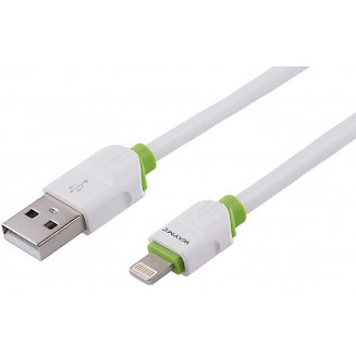 LADEKABEL SILIKONE USB - LYN/APPLE 100CM WAYME, 63018C