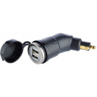 DIN-PISTOKE -> 2XUSB 3.3A 12/24V CARMOTION