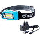 HEADLIGHT RECHARGEABLE 5W COB-LED. 350LM. IK08. IP65 VISION