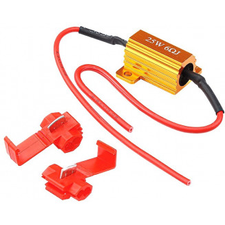 LED LEMPUTĖ KANBUS RESISTORIUS 12V 25W 6OHM 1Vnt., 63353C