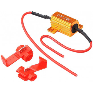 LED LEMPUTĖ KANBUS RESISTORIUS 12V 25W 25OHM 1PCS VISION, 63354C