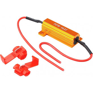 LED BULB CANBUS RESISTOR 12V 50W 6OHM 1PCS VISION, 63355C