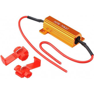 LED BULB CANBUS RESISTOR 12V 50W 30OHM 1PCS VISION, 63358C