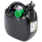 BOMBOLA IN PLASTICA 5L CON UGELLO A MOLLA NERA CARMOTION