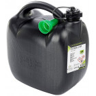 PLASTIC CANISTER 10L WITH POURING NOZZLE BLACK CARMOTION