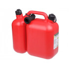 PLASTIC CANISTER 2-PIECE 5L+2.5L WITH POURING NOZZLE CARMOTION