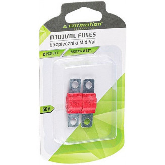 AIZSARDZĪBA MIDIVĀLS 50A 2GAB BLISTER CARMOTION, 63624C