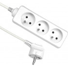 OFFICE EXTENSION CABLE 3 SOCKET 5M 3X1.0MM2 WHITE ELGOTECH