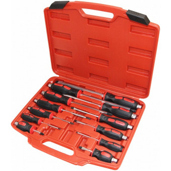 12-OS. SET CACCIAVITI A IMPATTO PH-PZ. TRIUMF IN VALIGETTA DI PLASTICA, 7684T