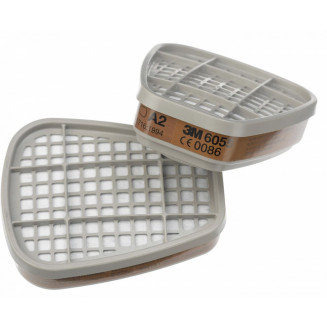 FILTRO MASCHERA ANTIPOLVERE A2 6055 3M, 7000034749