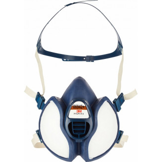 MASCHERA ANTIPOLVERE SEMIMASCHERA RIUTILIZZABILE SENZA MANUTENZIONE FFA2P3R D FILTRI 06942+ 3M, 7100113100
