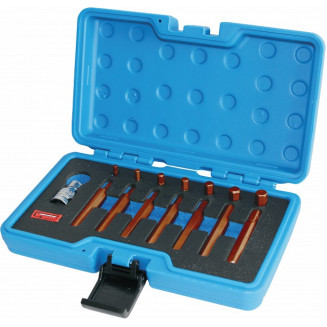 15-OS. JUEGO DE PUNTAS HEXAGONALES 10MM(3/8&quot;) LARGAS/ CORTAS. 4-12MM. ESPUMA TRIUMF, 728T