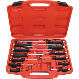 12-OS. SET CACCIAVITI A IMPATTO PH-PZ. TRIUMF IN VALIGETTA DI PLASTICA, 7684T