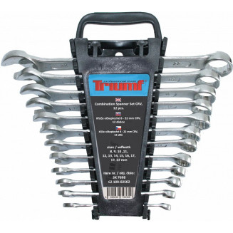 12-OS. SET DI CHIAVI A FORMA 8-22MM. SUPPORTO IN PLASTICA TRIUMF, 7698T