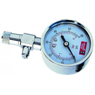 TIRE PRESSURE GAUGE 0-4 BAR. AG METAL, 8057004