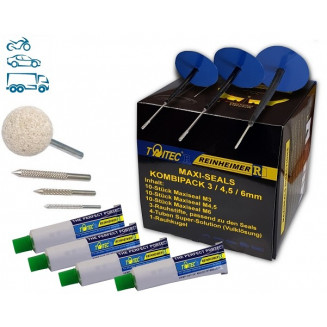 KIT DE REPARACIÓN DE NEUMÁTICOS MAXI-SEAL - SETAS. CORTADORES. ADHESIVO. S/A+SUV+FURGONETA, 8061148