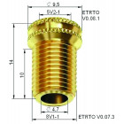 VALVE ADAPTER 5V2-1 - 8V1-1 (TRANSITION FROM BICYCLE VALVE TO STANDARD VALVE)