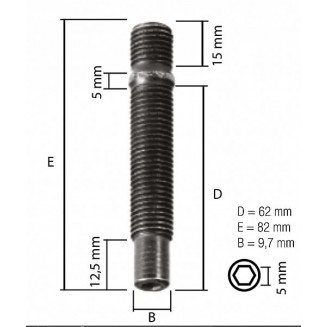 SMEGTAS TP14X1.5/82 (62MM+5MM+15MM) PRD82CH5 SU DVIGU SIERIU, 82293