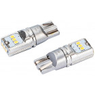 12/24V T10 LED-POLTTO 2W W2.1X9.5D W5W CANBUS VALKOINEN BLISTER 2KPL VISION