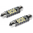 12/24V FESTOON SV8.5 41 MM LED PIRN CANBUS WHITE BLISTER 2TK VISION